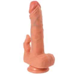 SHEQU - JULIAN DILDO Y ESTIMULADOR DE CLÍTORIS CON VIBRACIÓN Y CONTROL REMOTO 16 CM - piKanteo | Despierta tu lado más piKante