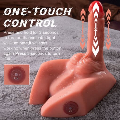 XISE - MICHAEL MASTURBADOR DILDO Y ANO REALÍSTICO CON THRUSTING 15 CM - Imagen 7