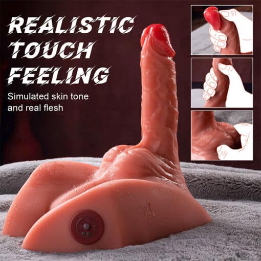 XISE - MICHAEL MASTURBADOR DILDO Y ANO REALÍSTICO CON THRUSTING 15 CM - Imagen 9