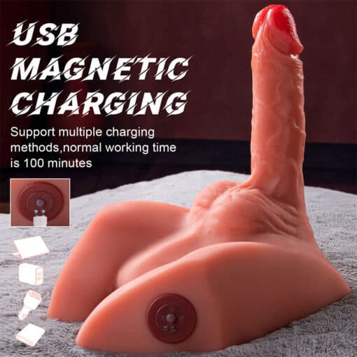 XISE - MICHAEL MASTURBADOR DILDO Y ANO REALÍSTICO CON THRUSTING 15 CM - Imagen 10
