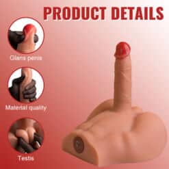XISE - PEEL DILDO ASS MASTURBADOR DILDO REALÍSTICO POSICIÓN FRONTAL CON THRUSTING 17,5 CM - piKanteo | Despierta tu lado más piKante