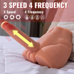 XISE - PEEL DILDO ASS MASTURBADOR DILDO REALÍSTICO POSICIÓN FRONTAL CON THRUSTING 17,5 CM - piKanteo | Despierta tu lado más piKante