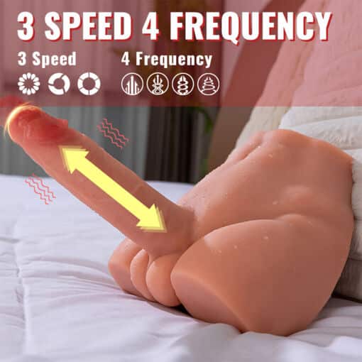 XISE - PEEL DILDO ASS MASTURBADOR DILDO REALÍSTICO POSICIÓN FRONTAL CON THRUSTING 17,5 CM - Imagen 11