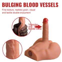 XISE - PEEL DILDO ASS MASTURBADOR DILDO REALÍSTICO POSICIÓN FRONTAL CON THRUSTING 17,5 CM - piKanteo | Despierta tu lado más piKante