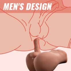 XISE - BERTLETT DILDO ASS MASTURBADOR DILDO Y ANO REALÍSTICO POSICIÓN FRONTAL CON THRUSTING 18 CM - piKanteo | Despierta tu lado más piKante