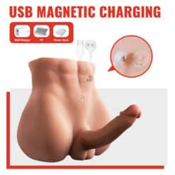 XISE - BERTLETT DILDO ASS MASTURBADOR DILDO Y ANO REALÍSTICO POSICIÓN FRONTAL CON THRUSTING 18 CM - piKanteo | Despierta tu lado más piKante