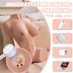 XISE - DANIA THRUSTING TORSO REALÍSTICO CON VIBRACIÓN FEMENINO 52 CM - piKanteo | Despierta tu lado más piKante