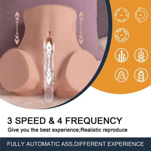 XISE - SYDNI MASTURBADOR VAGINA REALÍSTICO MULTIPOSICIÓN CON THRUSTING - Imagen 15