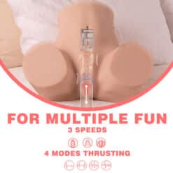 XISE - DANAE THRUSTING MASTUBADOR VAGINA REALÍSTICO CON VIBRACIÓN MULTIPOSICIÓN - piKanteo | Despierta tu lado más piKante