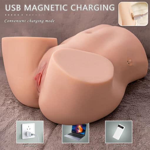 XISE - ETHEL THRUSTING MASTURBADOR VAGINA REALÍSTICO CON VIBRACIÓN MULTIPOSICIÓN - Imagen 15