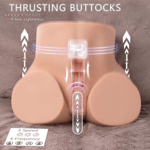 XISE - ETHEL THRUSTING MASTURBADOR VAGINA REALÍSTICO CON VIBRACIÓN MULTIPOSICIÓN - Imagen 18
