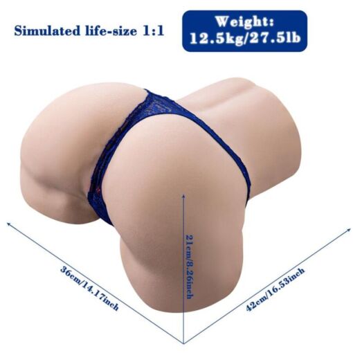 XISE - GINA MASTURBADOR VAGINA REALÍSTICO MULTIPOSICIÓN CON VIBRACIÓN Y CONTROL REMOTO - Imagen 2