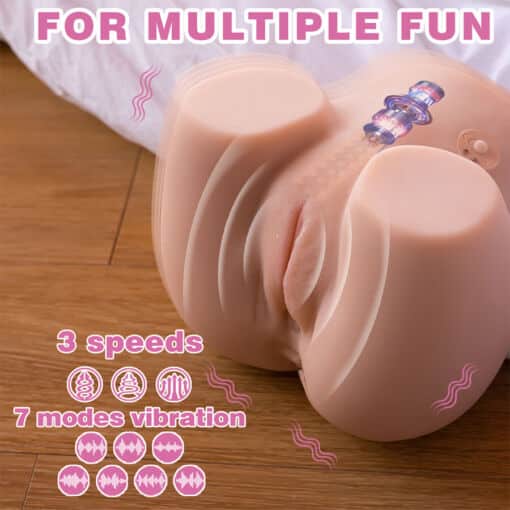 XISE - CONNIE TRASERO MASTURBADOR VAGINA Y ANO REALÍSTICO MULTIPOSICIÓN CON VIBRACIÓN - Imagen 4
