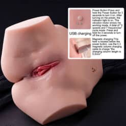 XISE - TRACY VIBRATING MASTURBADOR VAGINA Y ANO REALÍSTICO MULTIPOSICIÓN CON VIBRACIÓN - piKanteo | Despierta tu lado más piKante