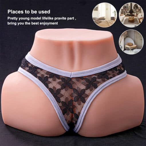 XISE - TRACY VIBRATING MASTURBADOR VAGINA Y ANO REALÍSTICO MULTIPOSICIÓN CON VIBRACIÓN - Imagen 11
