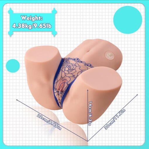 XISE - MAYA SUCKING MASTURBADOR VAGINA Y ANO REALÍSTICO CON VIBRACIÓN Y ONDAS ESTIMULADORAS 4.5 KG - Imagen 19