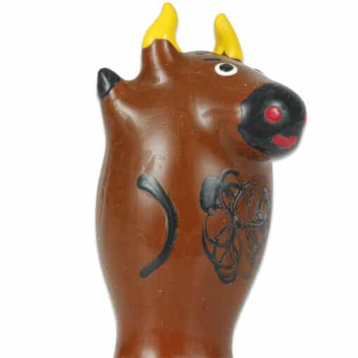 CONDOMERIE - PRESERVATIVO DECORATIVO PINTADO A MANO TORO MODELO 1 - Imagen 3
