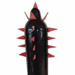 CONDOMERIE - PRESERVATIVO DECORATIVO PINTADO A MANO CACTUS NEGRO XL