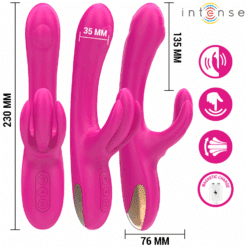 INTENSE - BRITNEY VIBRADOR MULTIFUNCIÓN RABBIT 23 CM ROSA - piKanteo | Despierta tu lado más piKante