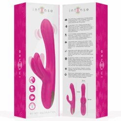 INTENSE - BRITNEY VIBRADOR MULTIFUNCIÓN RABBIT 23 CM ROSA - piKanteo | Despierta tu lado más piKante