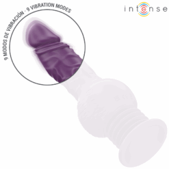 INTENSE - TATUM VIBRADOR MULTIFUNCIÓN CON VIBRACIÓN UP AND DOWN 24 CM MORADO - piKanteo | Despierta tu lado más piKante