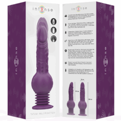 INTENSE - TATUM VIBRADOR MULTIFUNCIÓN CON VIBRACIÓN UP AND DOWN 24 CM MORADO - piKanteo | Despierta tu lado más piKante
