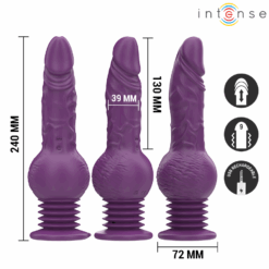 INTENSE - TATUM VIBRADOR MULTIFUNCIÓN CON VIBRACIÓN UP AND DOWN 24 CM MORADO - piKanteo | Despierta tu lado más piKante