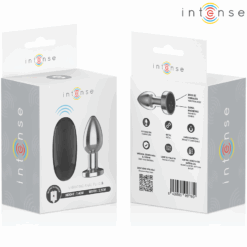 INTENSE - PLUG ANAL 10 VIBRACIONES METAL CON CONTROL REMOTO S - piKanteo | Despierta tu lado más piKante