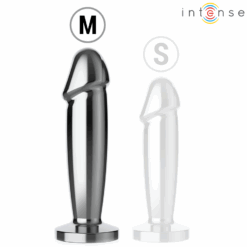 INTENSE - PLUG ANAL 10 VIBRACIONES METAL EN FORMA DE DILDO CON CONTROL REMOTO M - piKanteo | Despierta tu lado más piKante