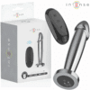 INTENSE - PLUG ANAL 10 VIBRACIONES METAL EN FORMA DE DILDO CON CONTROL REMOTO M - piKanteo | Despierta tu lado más piKante