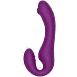 XOCOON - STRAPLESS STRAP-ON VIBRADOR 2 EN 1 CON CONTROL REMOTO MORADO - piKanteo | Despierta tu lado más piKante