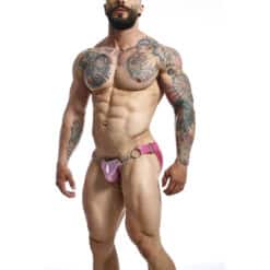 Alternative view of MOB - DNGEON JOCKSTRAP A PRESIÓN ROSA TALLA ÚNICA