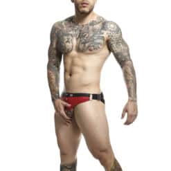 Alternative view of MOB - DNGEON JOCKSTRAP ANILLO PARA EL PENE ROJO TALLA ÚNICA
