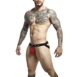 Alternative view of MOB - DNGEON JOCKSTRAP ROJO CON CADENAS TALLA ÚNICA
