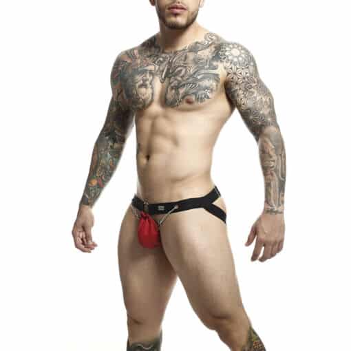 MOB - DNGEON JOCKSTRAP ROJO CON CADENAS TALLA ÚNICA - Imagen 2