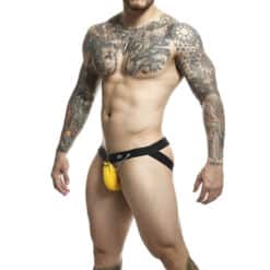 Alternative view of MOB - DNGEON JOCKSTRAP AMARILLO CON CADENAS TALLA ÚNICA