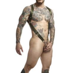 MOB - DNGEON ARNÉS VERDE DE ESPALDA RECTA TALLA ÚNICA - piKanteo | Despierta tu lado más piKante