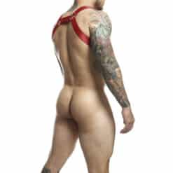 MOB - DNGEON ARNÉS ROJO DE ESPALDA RECTA TALLA ÚNICA - piKanteo | Despierta tu lado más piKante