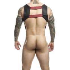 MOB - DNGEON ARNÉS CON ANILLO ROJO PARA EL PENE TALLA ÚNICAS - piKanteo | Despierta tu lado más piKante