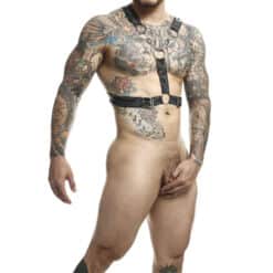 MOB - DNGEON ARNÉS PLATEADO CON CADENAS TALLA ÚNICA - piKanteo | Despierta tu lado más piKante