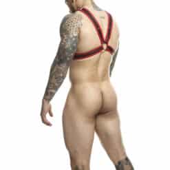 MOB - DNGEON ARNÉS ROJO CON CADENAS TALLA ÚNICA - piKanteo | Despierta tu lado más piKante