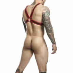 MOB - DNGEON ARNÉS ROJO CON CADENAS TALLA ÚNICA - piKanteo | Despierta tu lado más piKante