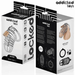 ADDICTED TOYS LOCKED - IRON CELL JAULA PARA PENE DE METAL 5 CM TALLA L - piKanteo | Despierta tu lado más piKante