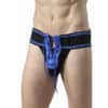 MOB - FETISH JOCKSTRAP FÚTBOL AZUL TALLA L - piKanteo | Despierta tu lado más piKante
