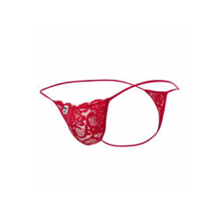 MOB - TANGA DE ENCAJE ROJO TALLA S/M - piKanteo | Despierta tu lado más piKante