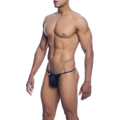 Alternative view of MOB - V-STRING DE MICROFIBRA NEGRA TALLA L/XL