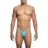 MOB - TANGA TRANSPARENTE CON FORMA DE T AQUA TALLA L/XL - piKanteo | Despierta tu lado más piKante