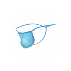 MOB - TANGA TRANSPARENTE CON FORMA DE T AQUA TALLA L/XL - piKanteo | Despierta tu lado más piKante
