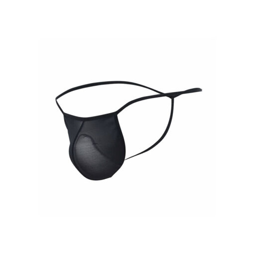 MOB - TANGA TRANSPARENTE CON FORMA DE T NEGRO TALLA L/XL - Imagen 4