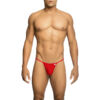 MOB - TANGA TRANSPARENTE CON FORMA DE T ROJO TALLA L/XL - piKanteo | Despierta tu lado más piKante